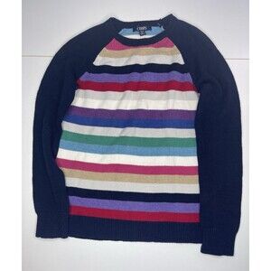 Chaps Jumper Long Sleeve Multicoloured Knit Striped Women's Small
